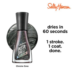 Oja Insta-Dri Holo-Glow, Chrome Zone, ușor de utilizat, de lungă durată, culori frumoase, ușor de aplicat, nu se ciobește, 19 ml