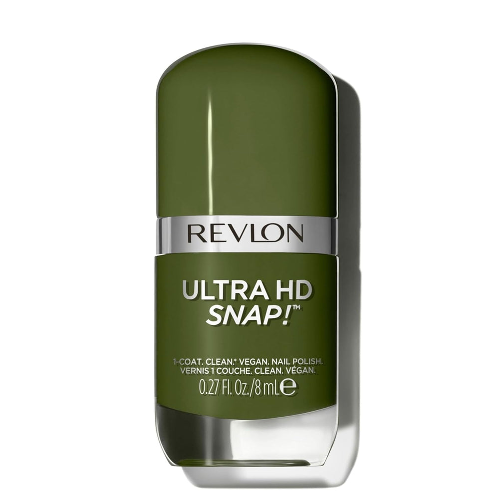 Oja Revlon Ultra HD Snap, formulă vegană de lungă durată, uscare rapidă și aplicare într-un singur strat, acoperire completă, culoare (8 ml) Hot Stuff (007), unisex