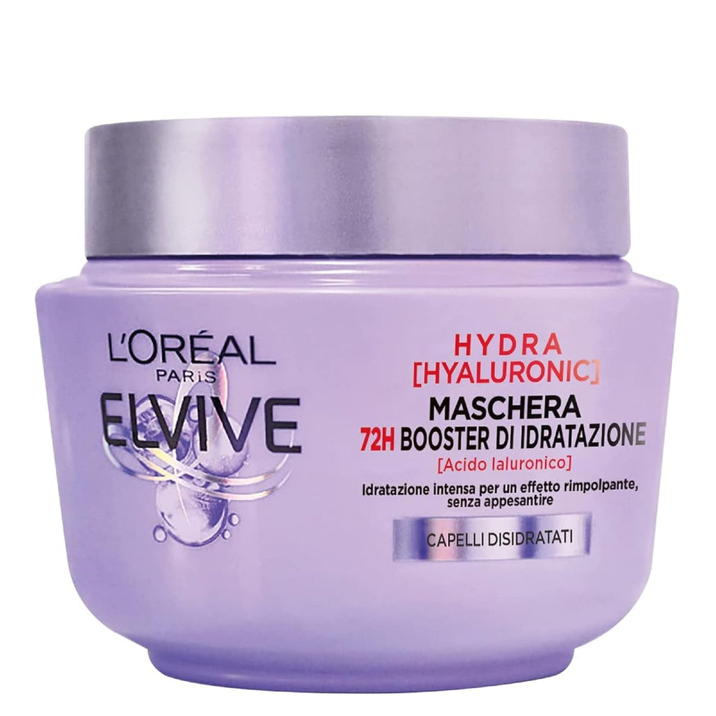 L'Or?al Paris Elvive Hydra Hyaluronic Maschera 72H Booster di Idratazione 300 ml Masca de par Naty Shop Titlu implicit