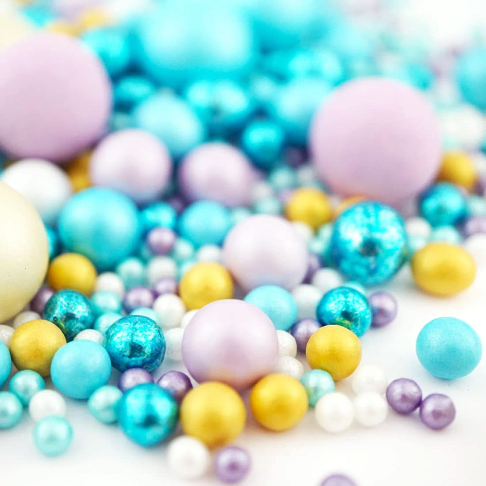 Super Streusel Sea Bubbles, Perlen und Zuckerkügelchen, 190 Gramm Naty Shop