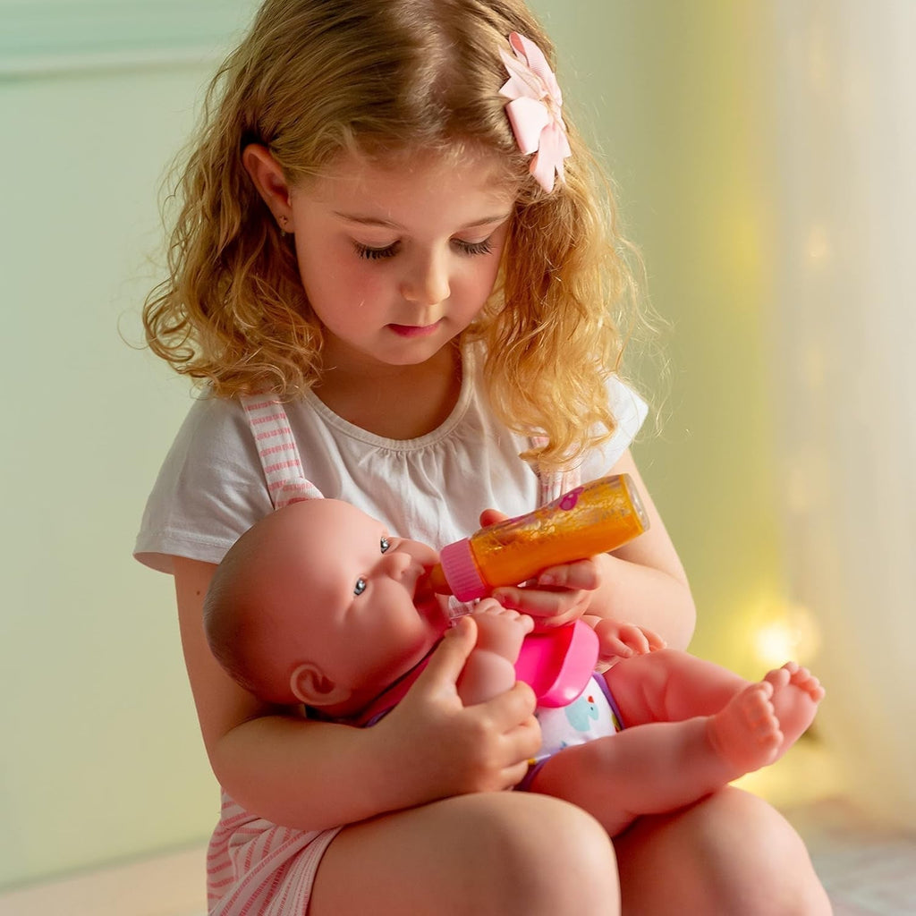 JC TOYS 81060 2X Sticlă pentru păpuși, cu lapte și suc Papusi Naty Shop