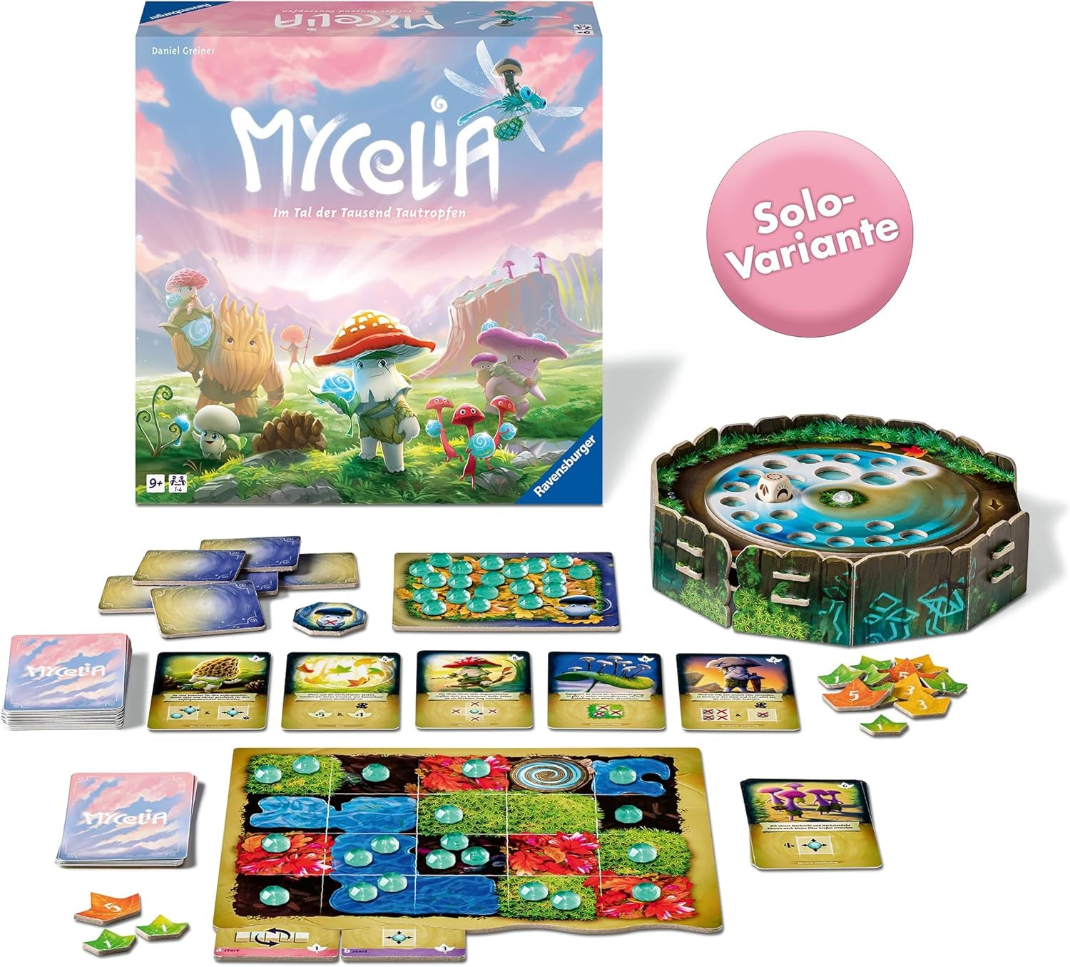 Ravensburger 27489 – Mycelia – Familien-Deckbauspiel, Brettspiel für Erwachsene und Kinder ab 9 Jahren – einfaches Strategiespiel für 1–4 Spieler