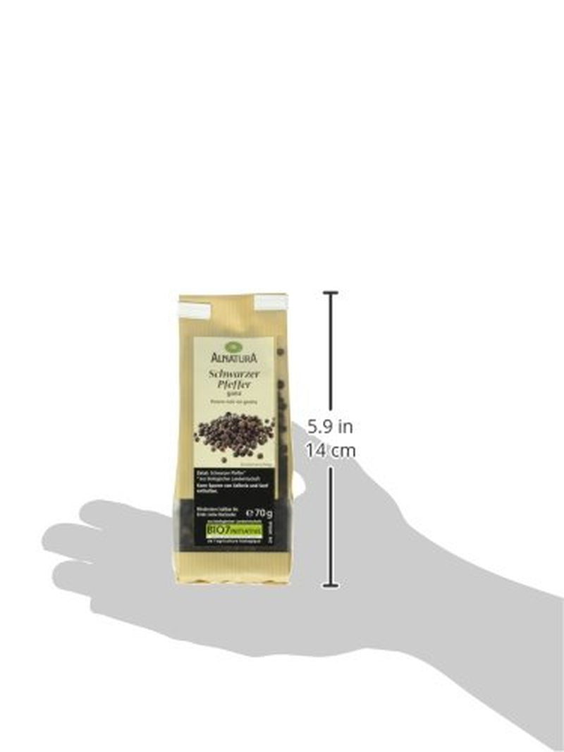 Bio Schwarzer Pfeffer ganz, 70g
