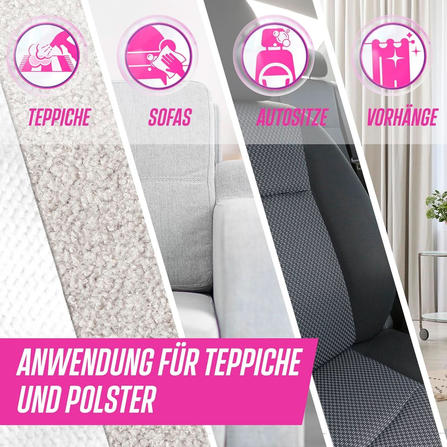 Vanish Oxi Action Multi – Textil-Fleckenentferner-Spray – 660 ml – Textilwaschmittel für Teppiche und Polster – gegen Schmutz und Uringeruch Naty Shop