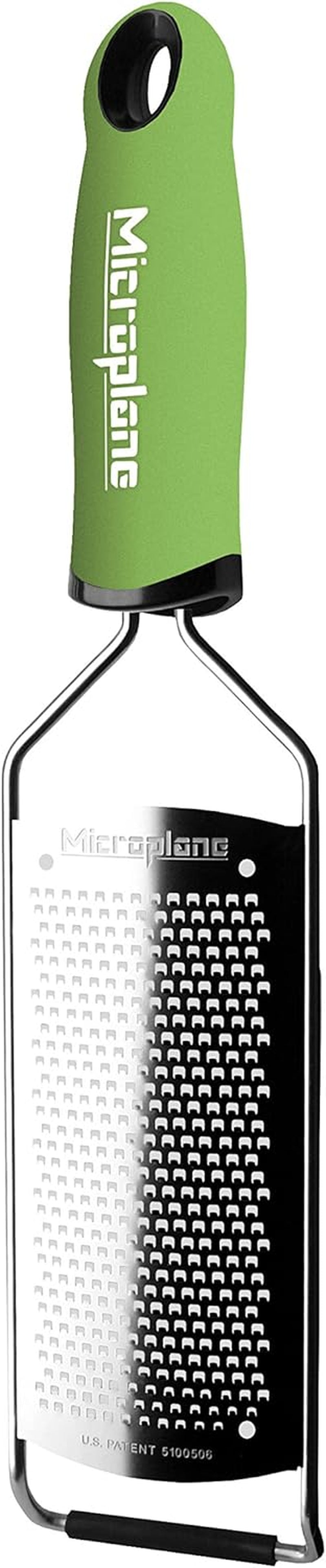 Răzătoare de bucătărie Microplane, fină Peeler Naty Shop Verde Lamă fină