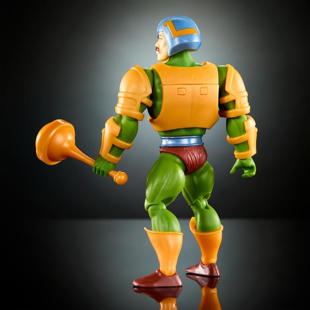 Jucărie Masters of the Universe Origins, Man-At-Arms Duncan figurină de acțiune din colecția de desene animate, înălțime aprox. 14 cm, erou cu armură detașabilă și accesorii, HYD25 Action figures Naty Shop