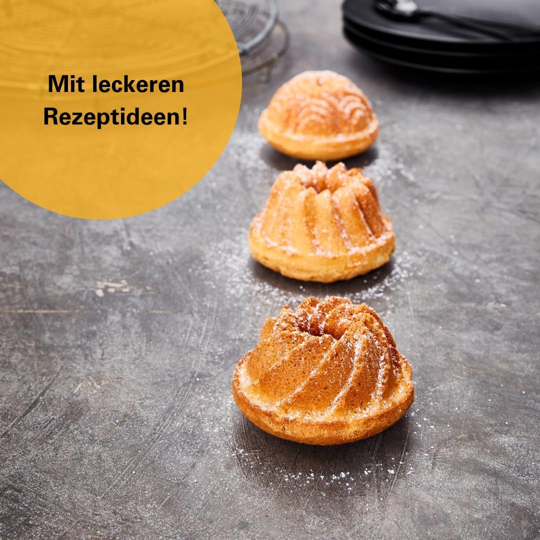 Birkmann, Contoura, Gugelhupfblech Violett, Backform Aus Aluguss, Mit Antihaftbeschichtung Und Rezept, 887077 Formen und Bleche zum Backen Naty Shop