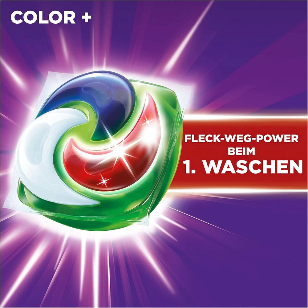 Ariel Allin1 PODS, Color+ Flüssigwaschmittel-Kapseln 53 Waschgänge, hervorragende Fleckenentfernung beim ersten Waschgang Waschmittel Rufe Naty Shop