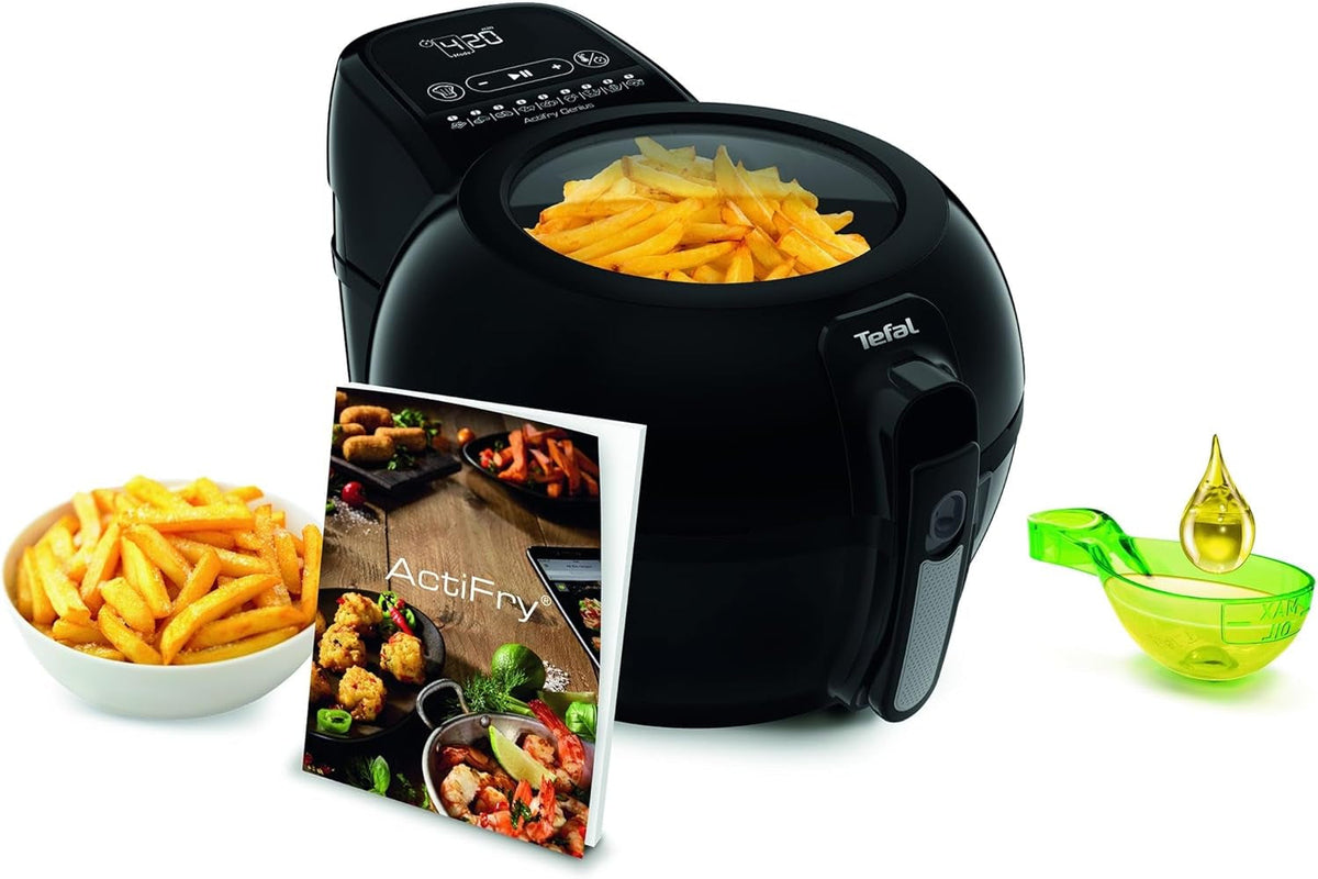 Tefal FZ7738 Actifry Genius+ Heißluftfritteuse, 1500 W, 1,2 kg, 9 automatische Kochmenüs Haushaltsgeräte Naty Shop Actifry Genius +