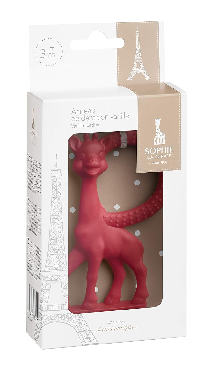 Girafa Sophie – A fost odată – Inel de dentiție cu vanilie (culoare aleatorie)