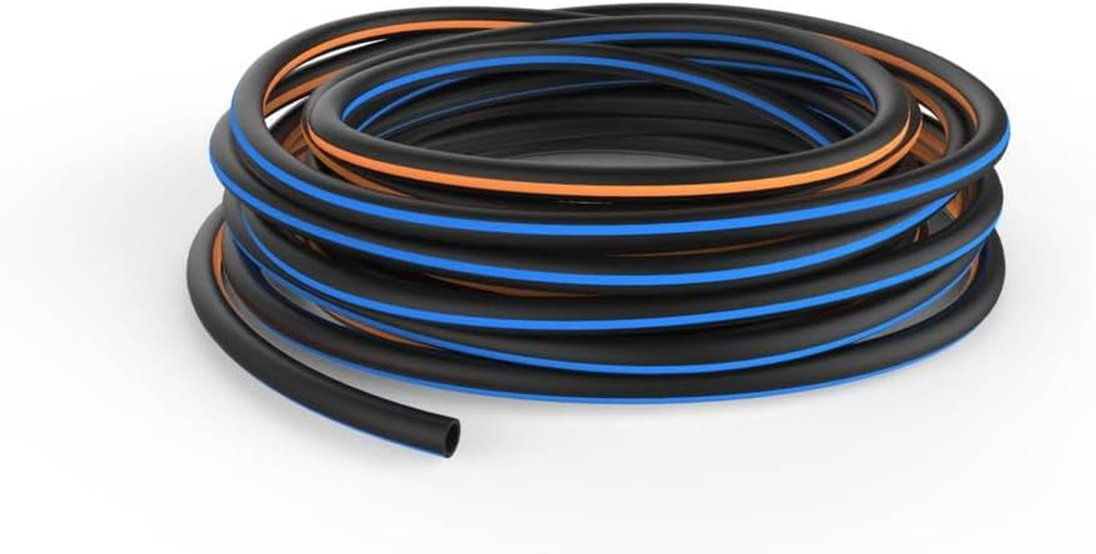 Furtun de grădină Fiskars S, Solid, Furtun de apă pentru udare manuală, 13 mm (1/2"), Lungime: 15 m, Racord universal, Protecție UV, Protecție la îngheț, Rezistent la răsucire, Albastru, 1076049