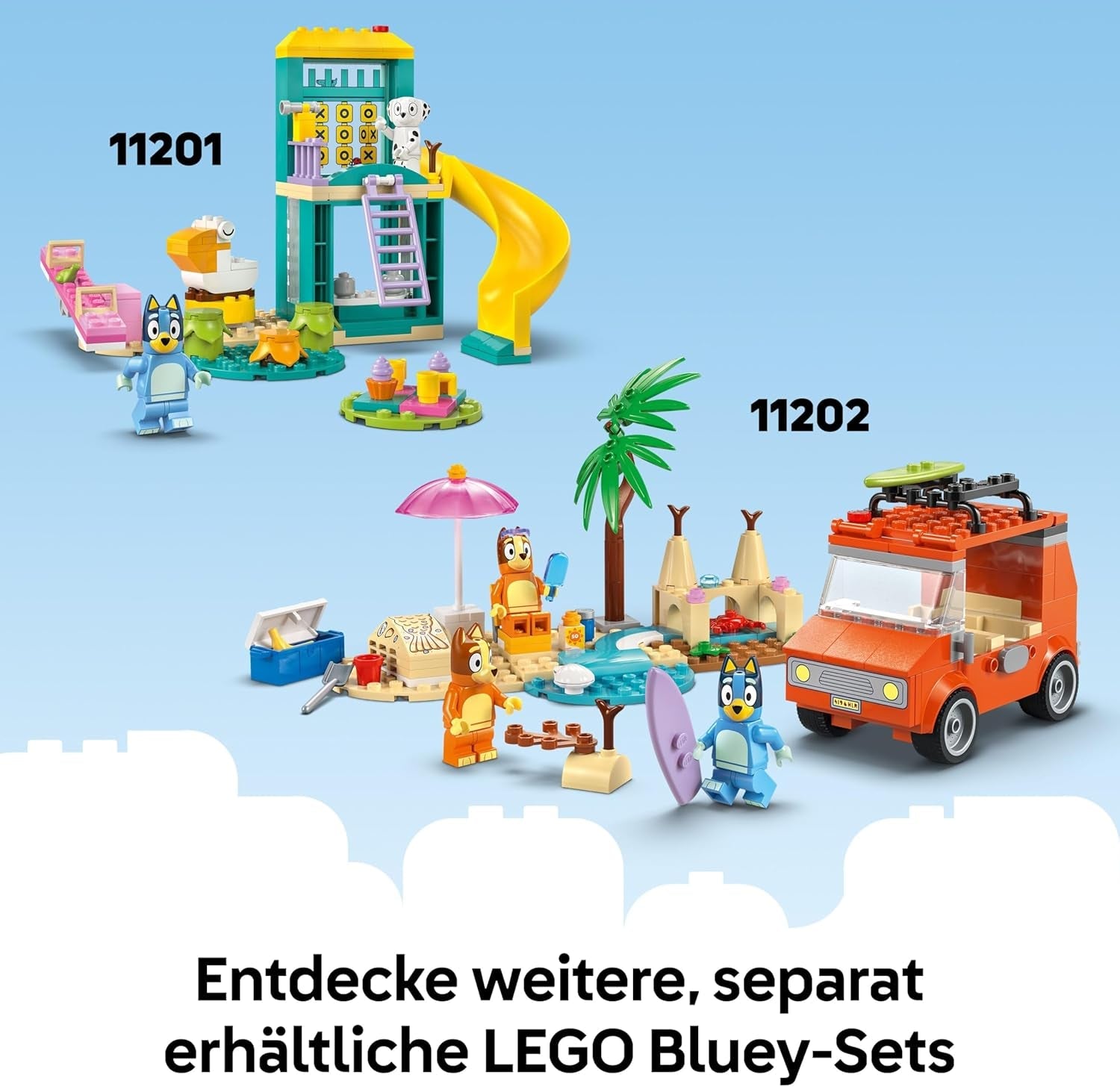 LEGO Bluey: Blueys Haus - Modulares Spielzeug mit Räumen, Garten, 4 Minifiguren und Zubehör - Geschenk zum Geburtstag für Mädchen & Jungen ab 4 Jahren oder Fans der TV-Serie - 11203