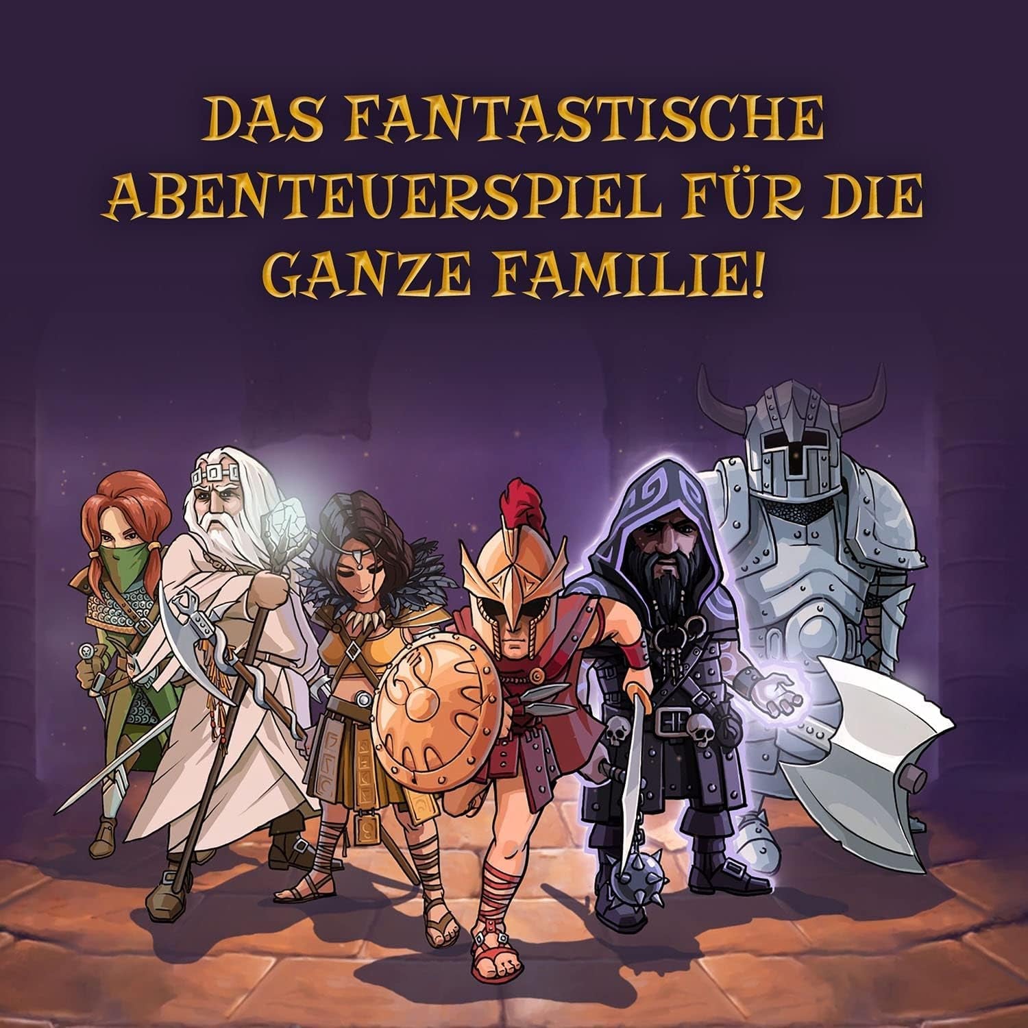 Kosmos 682286 Karak – Das Abenteuer beginnt, süchtig machendes Spiel für Kinder ab 7 Jahren, 2–5 Spieler, Fantasy-Abenteuerspiel, Würfelbrettspiel, deutsche Anleitung, grau