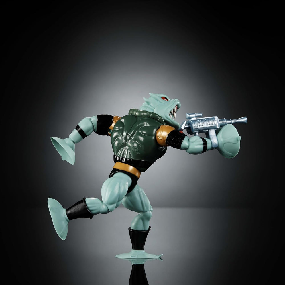 Masters of the Universe Origins Actionfigur Leech aus der Cartoon Collection, ca. 14cm großes Saugmonster aus der TV-Serie der 1980er Jahre, Design und Zubehör mit vielen Details, JBM83 Actionfiguren Naty Shop