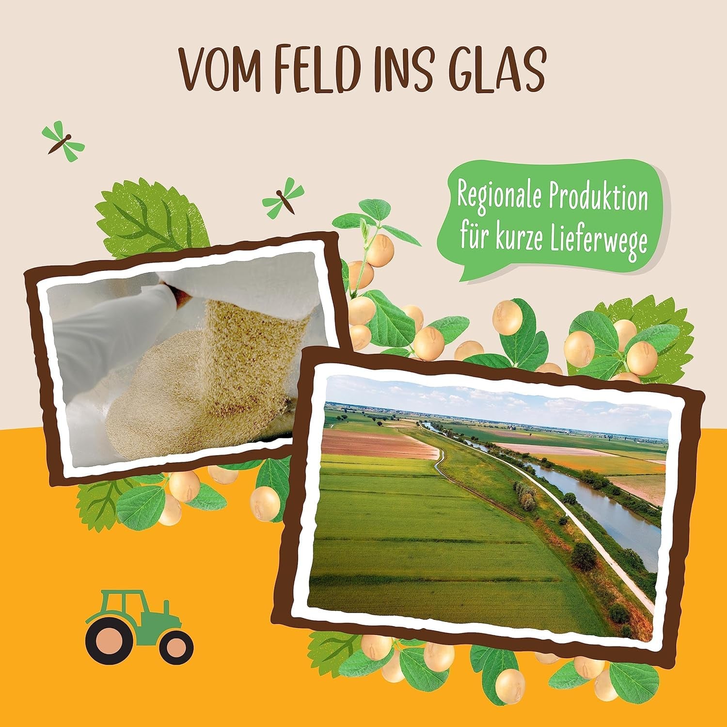 Allos Bio Sojadrink ohne Zucker | Milchalternative aus Soja | Sojagetränk | Getränk auf Pflanzenbasis | veganes Getränk | ohne zugesetzten Zucker | vegan | laktosefrei | 1 Liter (6 Stück)