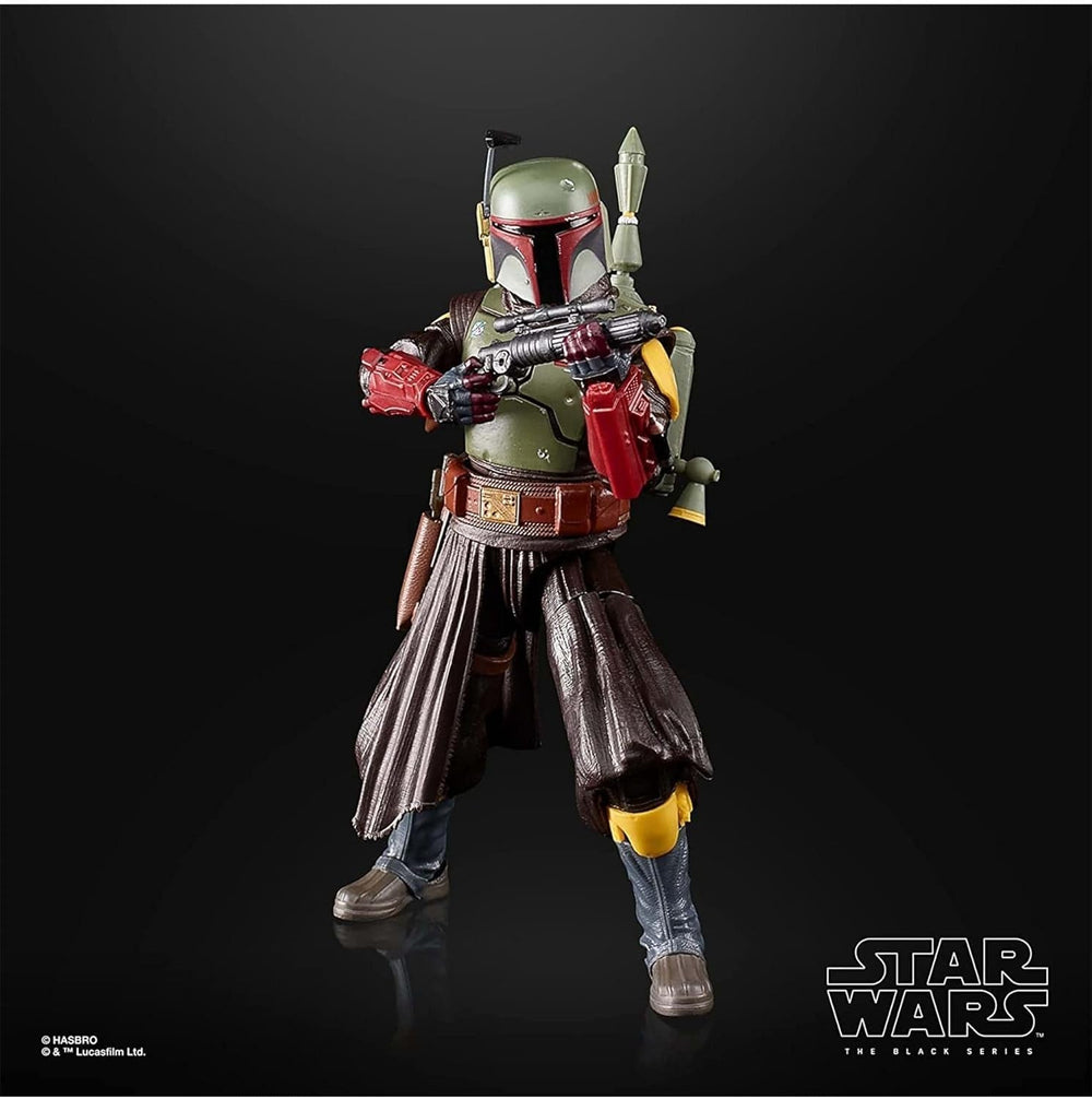 Star Wars Hasbro Black Series Boba Fett (Throne Room): The Book of Boba Fett Sammelfigur, für Kinder ab 4 Jahren, mehrfarbig, 15 cm Höhe, Actionfiguren Naty Shop