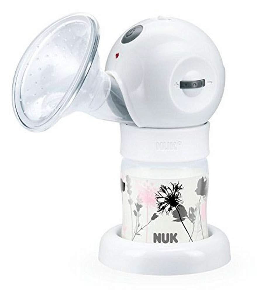 Elektrische Milchpumpe Nuk Luna Zubehör Essen und Stillen Baby Naty Shop Weiß 1 Stück