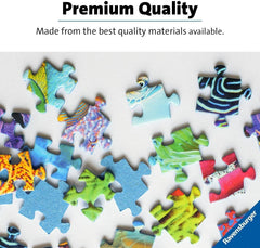 Ravensburger puzzle pentru copii - 12895 Paradisul delfinilor - Puzzle pentru copii de peste 9 ani, cu 300 de piese în format XXL Puzzle Naty Shop
