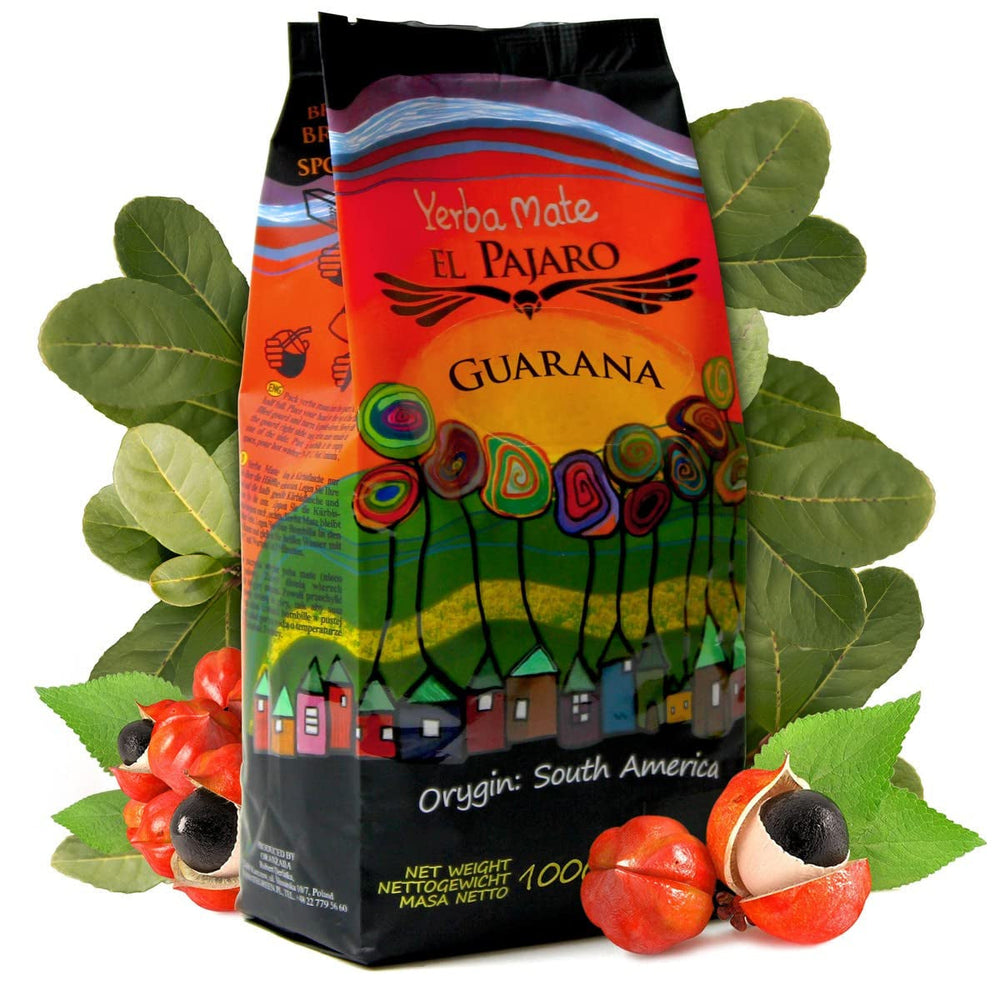 Guarana 1000 g | Ceai Mate din Paraguay | Puternic, cu catuava, pudră de guarana, lămâie verde | Stimulare extra puternică, revigorant, mare