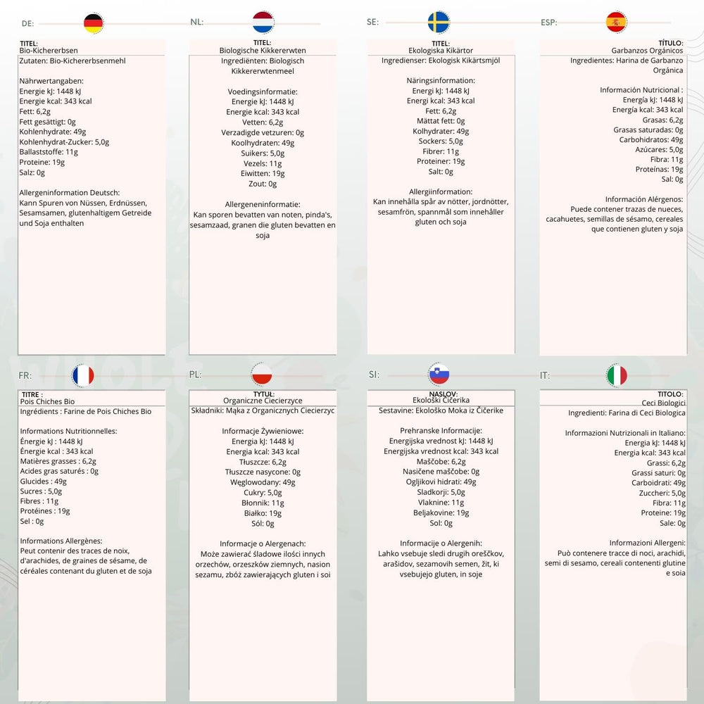 Wholefood Earth Bio-Kichererbsen 3 kg | GVO-frei | Vegan | Reich an Ballaststoffen | Reich an Protein | Bio-zertifiziert