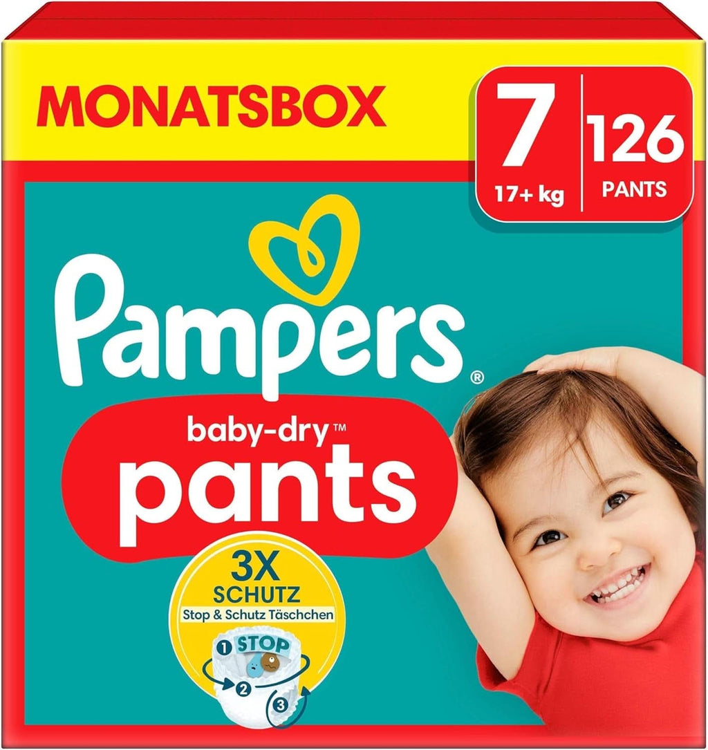 Pampers Windeln Pants Größe 5 Baby-Dry, 160 Windeln, 12Kg-17Kg, 360° Fit Hilft, Auslaufen Zu Verhindern Mama si Copilul Naty Shop 7 (126 buc) Nou