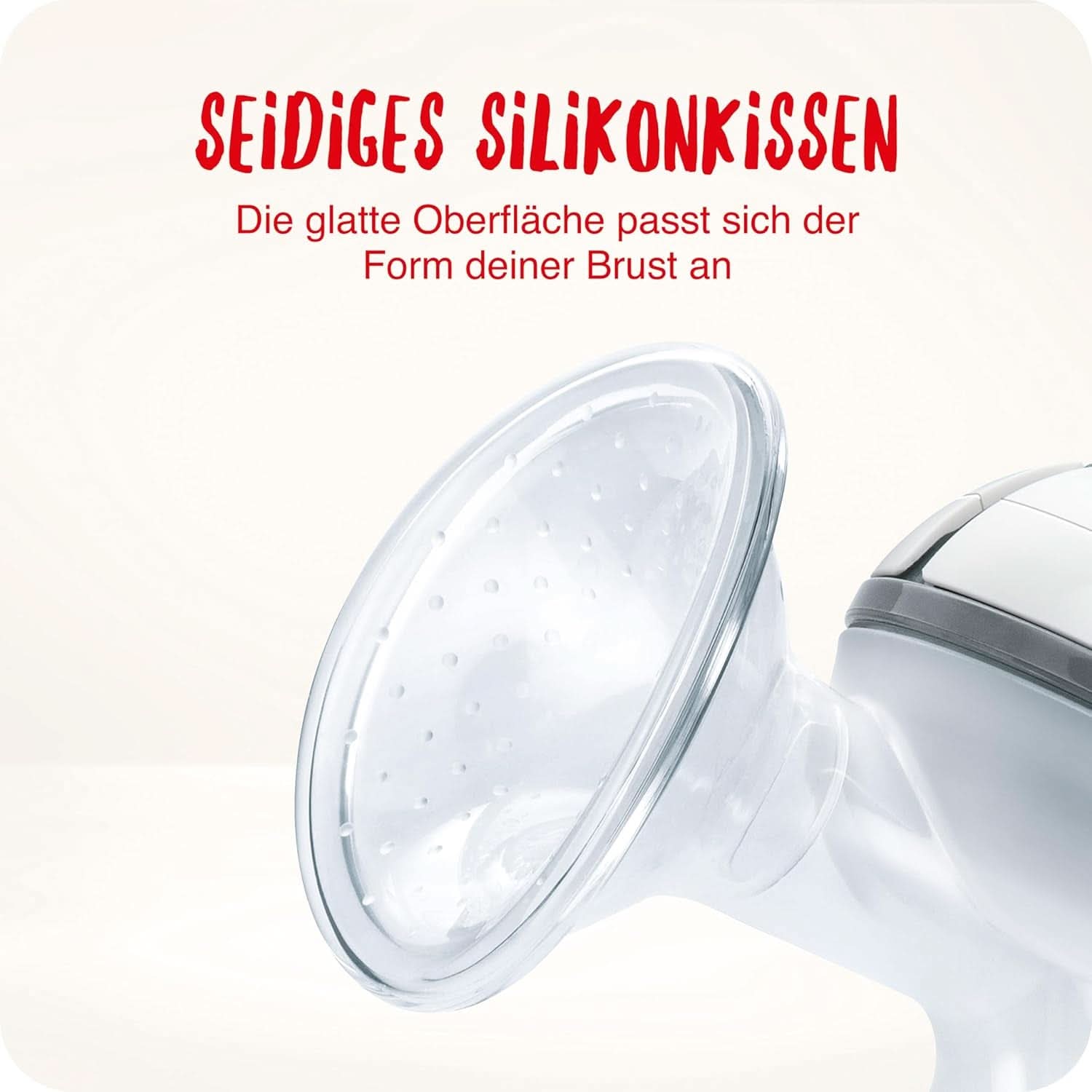 NUK Handmilchpumpen-Set, weiches Silikonkissen, 2 perfekt kombinierte Flaschen, 150 ml Zubehör Essen und Stillen Bebe Naty Shop