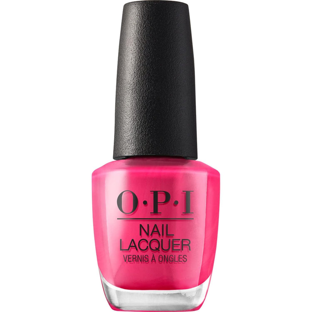 OPI Nail Lacquer Pink Shades – Oja cu uscare rapidă, rezistentă la ciobire și de lungă durată – durează până la 7 zile – cu pensulă ProWide extra-lată