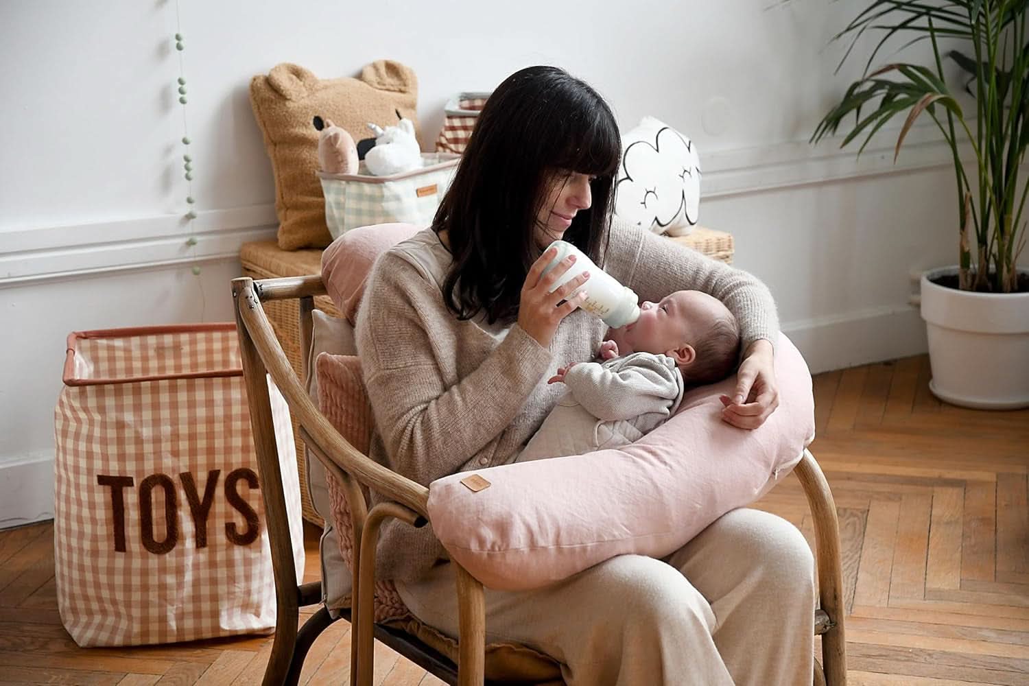 BÉABA, Big Flopsy, Multifunktionskissen zum Stillen Zubehör Essen und Stillen Bebe Naty Shop