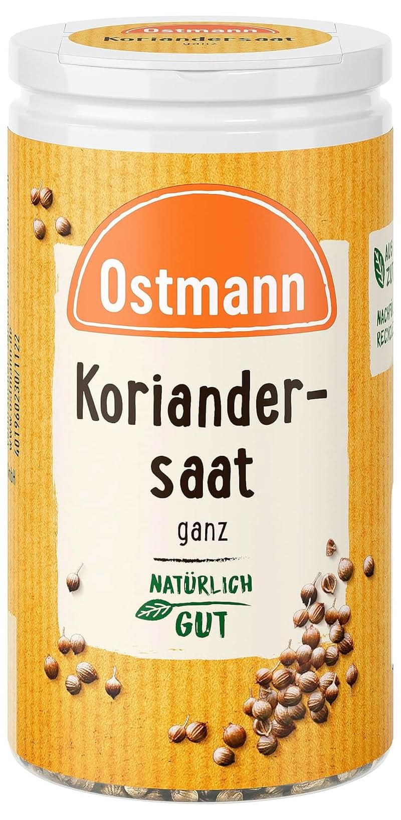 Ganze Koriandersamen (Verpackungsdesign kann variieren) Naty Shop Spices