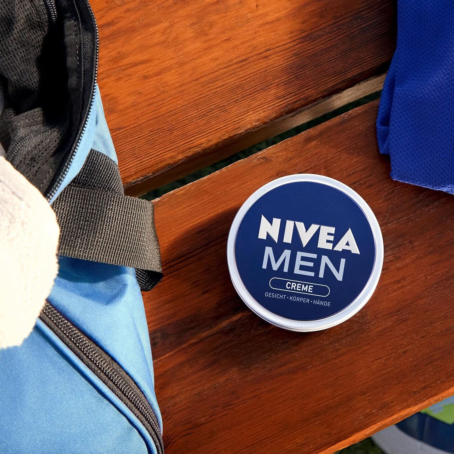 NIVEA MEN Creme, pflegende Hautcreme mit Vitamin E, 150 ml Naty Shop