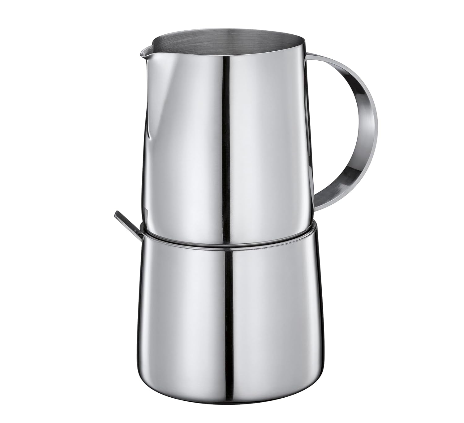 Cilio DELIZIA Zahniță și Cană de Lapte | Set de Cafea | Cană de Lapte și Recipient din Oțel Inoxidabil | Stivuibil | Cu Lingură | Porții 250 ml Lapte și 220 g Zahăr