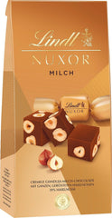 Lindt NUXOR Gianduja cremige Milchschokolade mit gerösteten ganzen Haselnüssen, 103 Gramm Pralinen Naty Shop Standardtitel