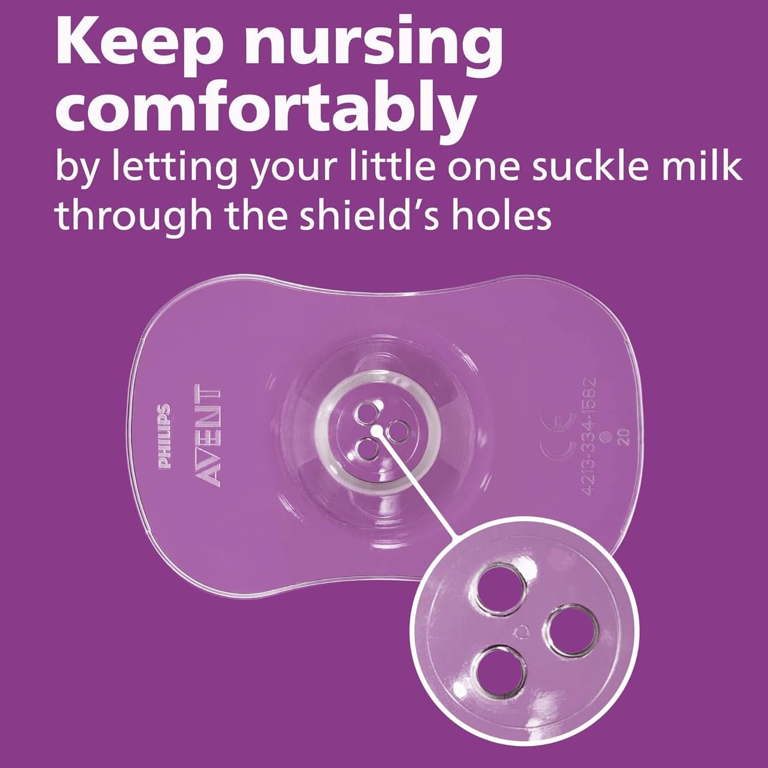 Philips Avent SCF153/03 Brustwarzenschutz, mit Aufbewahrungsbox, mittel, 2 Stück Zubehör Essen und Stillen Bebe Naty Shop