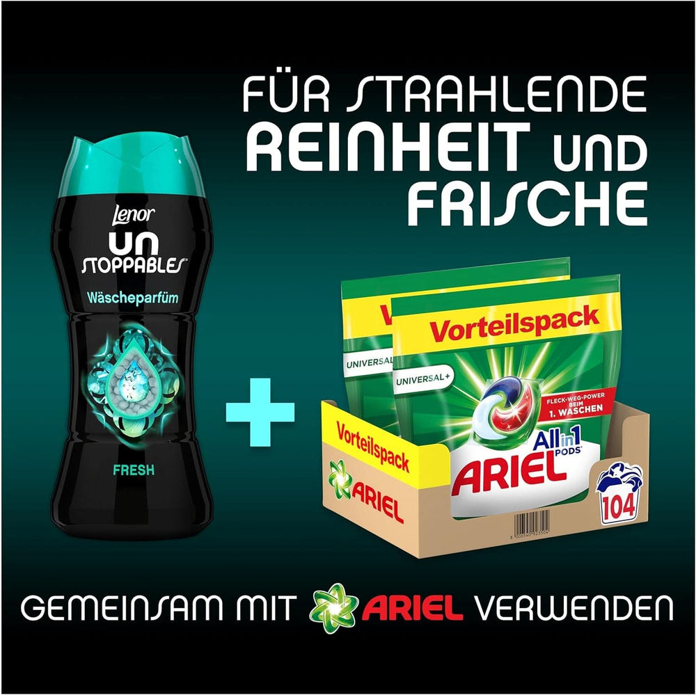 Lenor Unstoppables Wäscheduft Fresh 510G – Frische für alle Textilien, auch für Sportwaschmittel Naty Shop