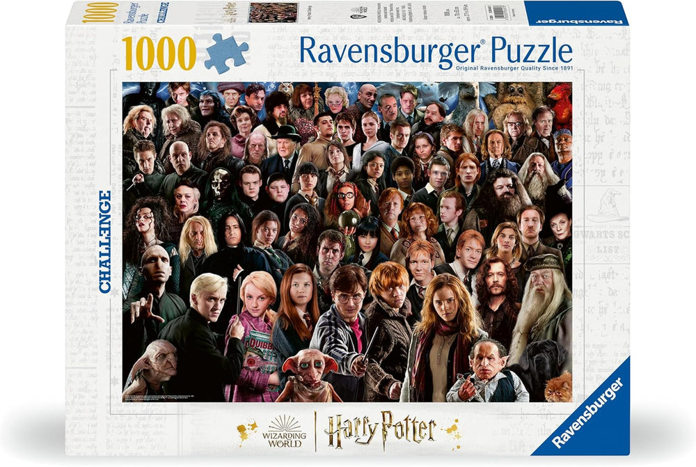 Ravensburger Harry Potter 1000-teiliges Puzzle 12000457 – Über 70 Charaktere aus der Zauberwelt von Hogwarts in einem Puzzle für Erwachsene und Kinder ab 14 Jahren. Puzzle Naty Shop