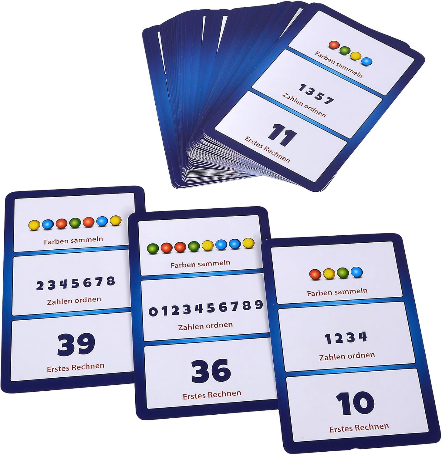 Noris 606064480 Kugelblitz, das blitzschnelle Actionspiel mit Lerneffekt in verschiedenen Spielvarianten, ab 4 Jahren