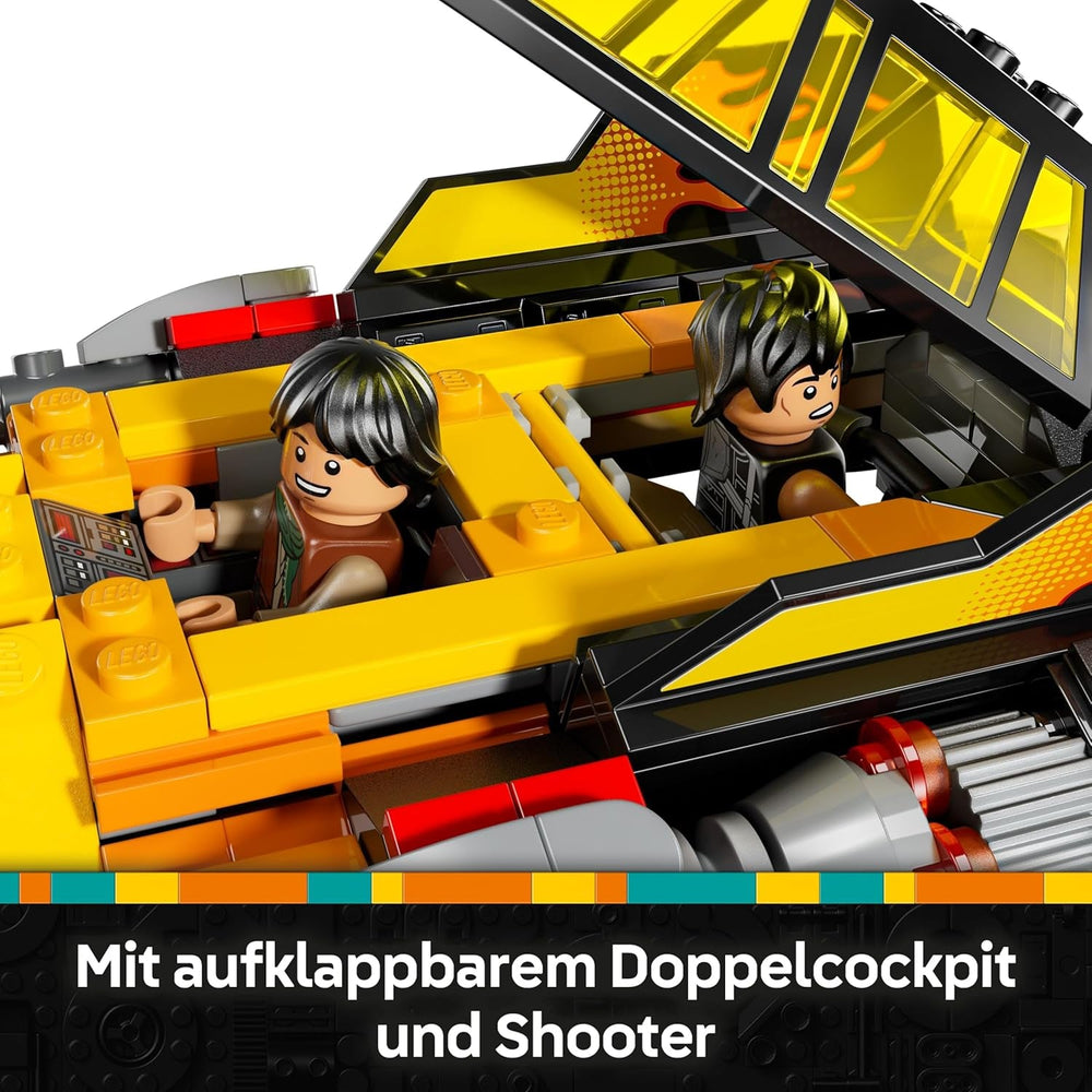 LEGO Star Wars The Force Burner Snowspeeder – Spielzeug zum Bauen und Sammeln mit 3 Minifiguren mit Lichtschwertern & Speederbike - Geschenk für Jungen ab 7 Jahren & Rebuild the Galaxy Fans - 75414