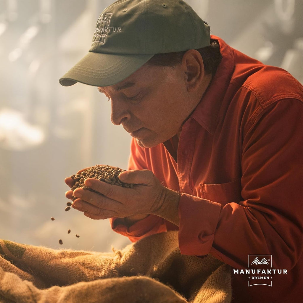 Melitta Manufaktur-Kaffee Guatemala Honey, cafea specială, 250G, boabe de cafea întregi, nemăcinate, cafea de origine unică, prăjire delicată cu tambur, prăjită în Germania, tărie 3 Cafea Naty Shop