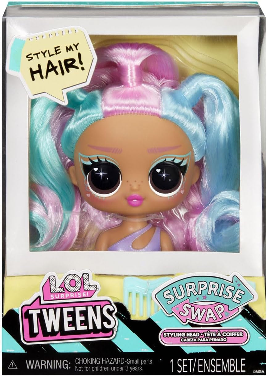 L.O.L. Surprise! Tweens Surprise Swap Serie - Styling-Köpfe mit tollen Haar-Accessoires und wunderschönem Haar - ideal für Kinder ab 4 Jahren,Mehrfarbig