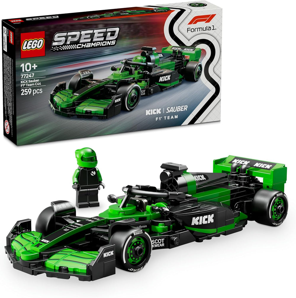 LEGO Speed Champions Mercedes-AMG F1 W15 Rennauto - Spielzeug mit Formel 1 Minifigur - Modell Auto zum Sammeln und Bauen - Geschenk für Jungen & Mädchen ab 10 Jahren oder Erwachsene Fans 77244