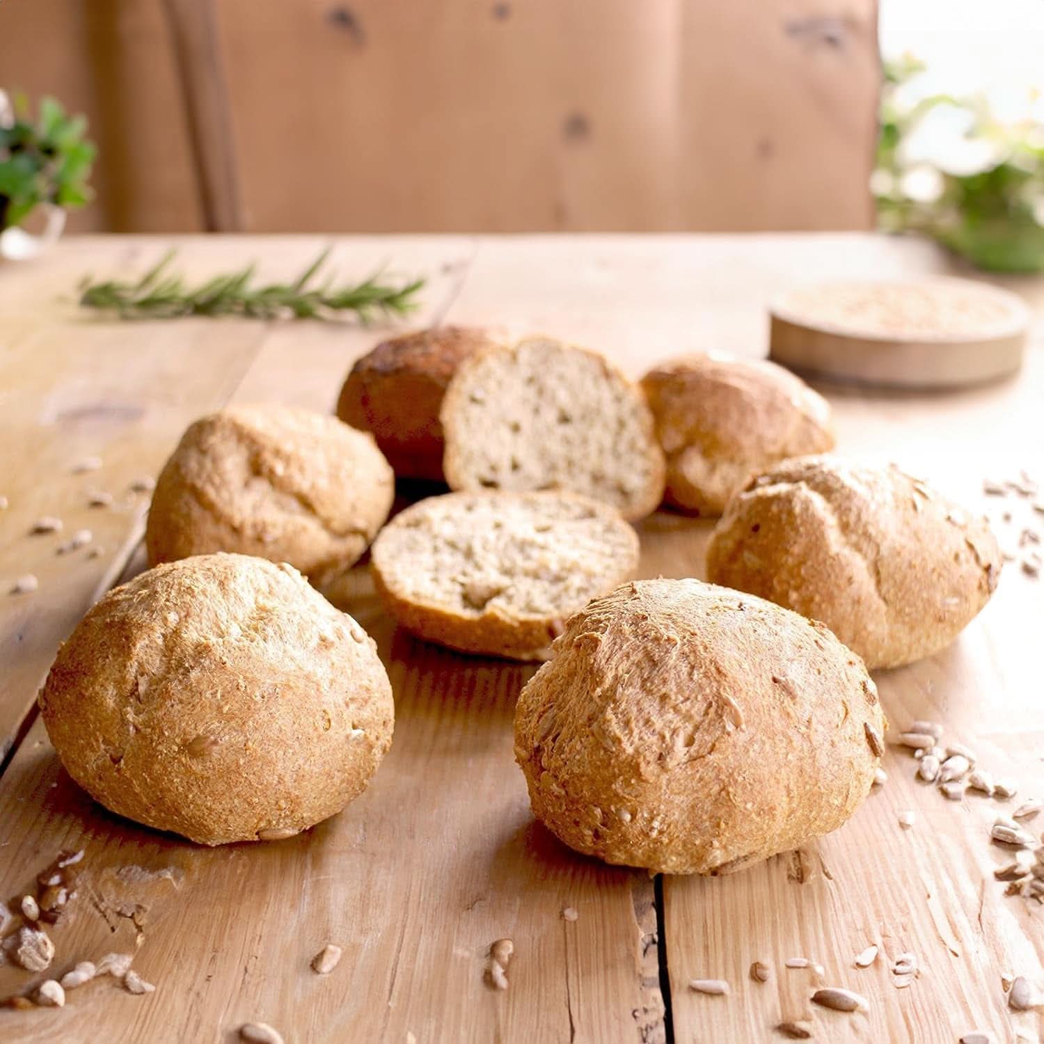 LOWER CARB BREAD BLEND, keto, vegan și fără gluten, alternativă de pâine proteică fără soia și cereale Bucatarie Naty Shop