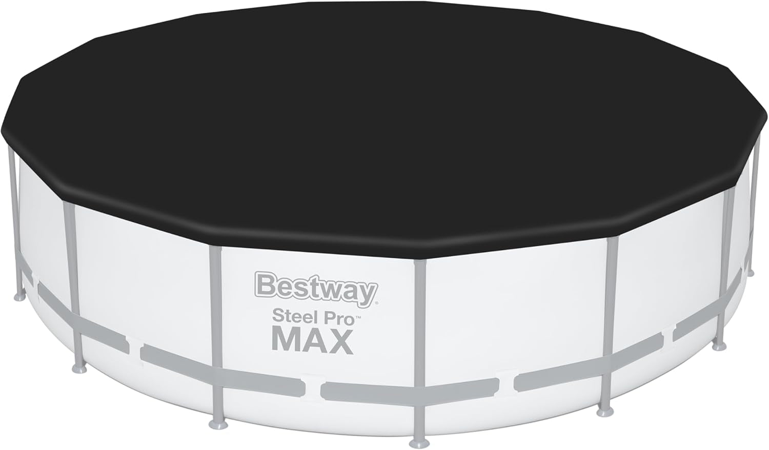 Prelată Bestway PVC Ø 370, neagră, rotundă