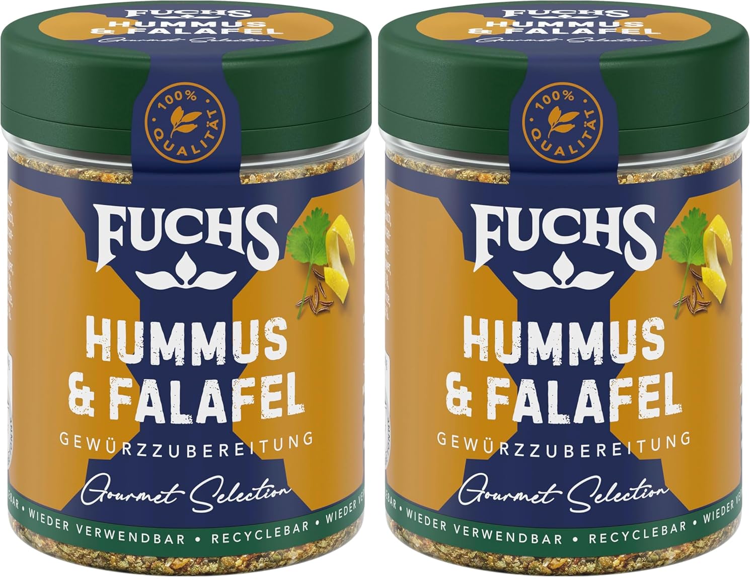 Fuchs Spices Gourmet Selection Naher Osten/Afrika – Couscous- und Bulgur-Gewürzmischung, nachfüllbare Gewürzmischung zum Würzen von Bulgur-Gerichten, vegan, 55 g