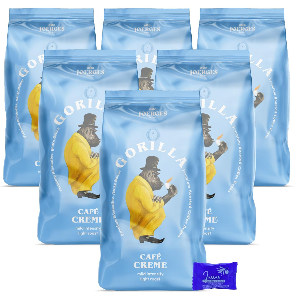 Gorilla Cafe Creme 6x 1000g Produse de patiserie Joerges + Jassas | Gorilla Coffee | Gorilla Caffe Creme