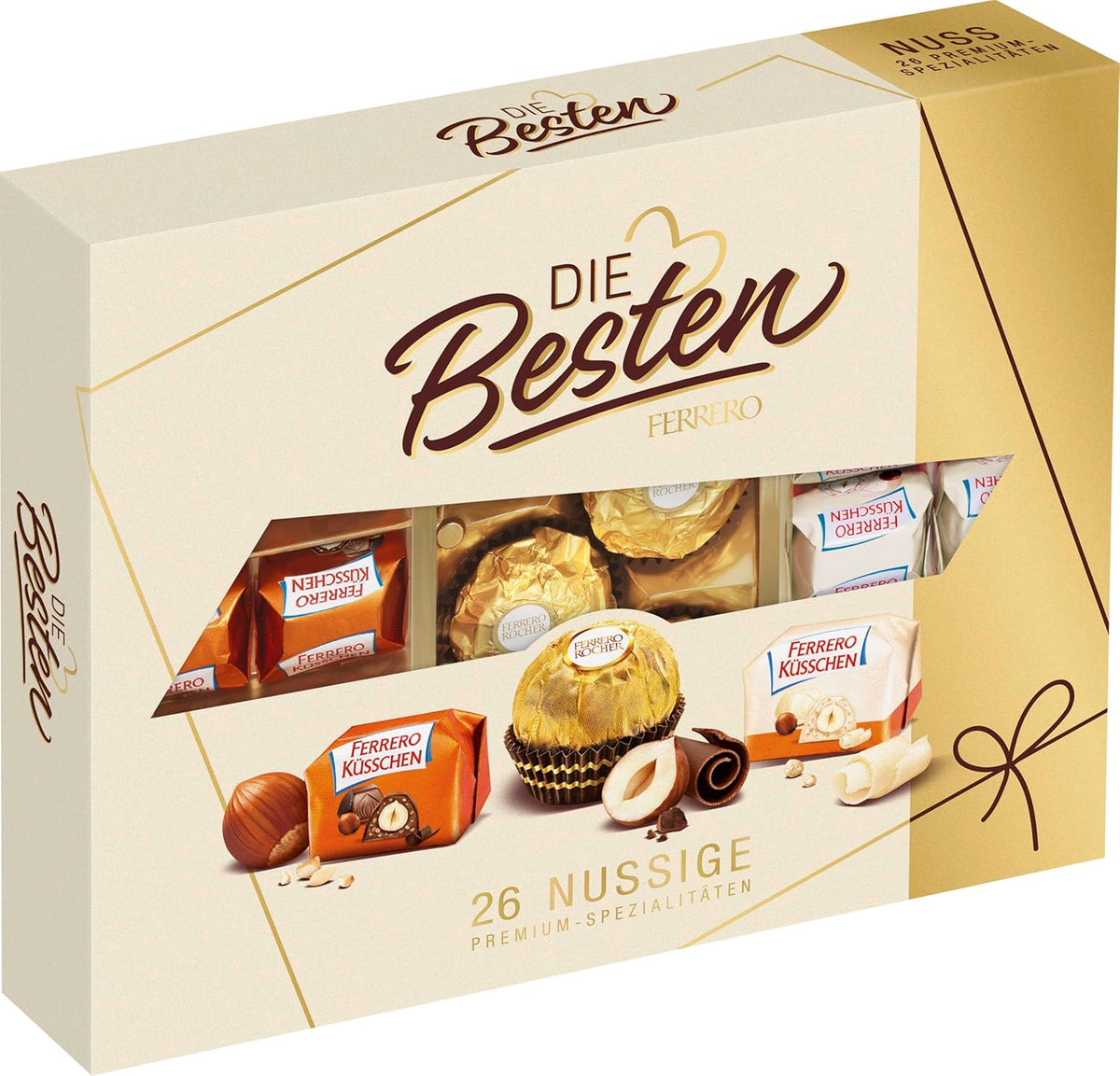 Ferrero The Best Nut Edition – Schokoladengeschenk für Sie und Ihn mit 3 Premium-Sorten