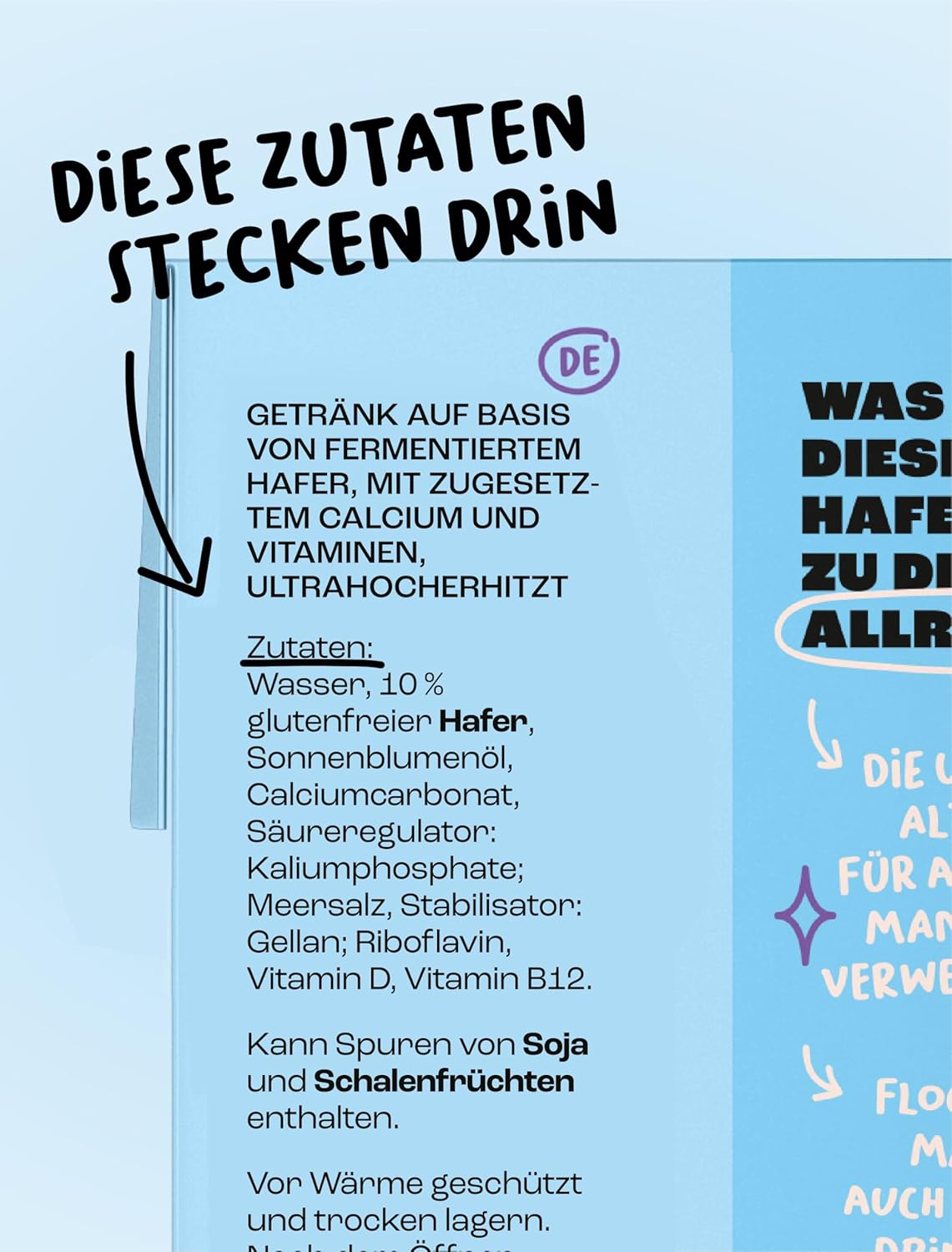 Lazy Heroes Hafer Vegetarisches Hafergetränk, glutenfrei, mit Vitamin D