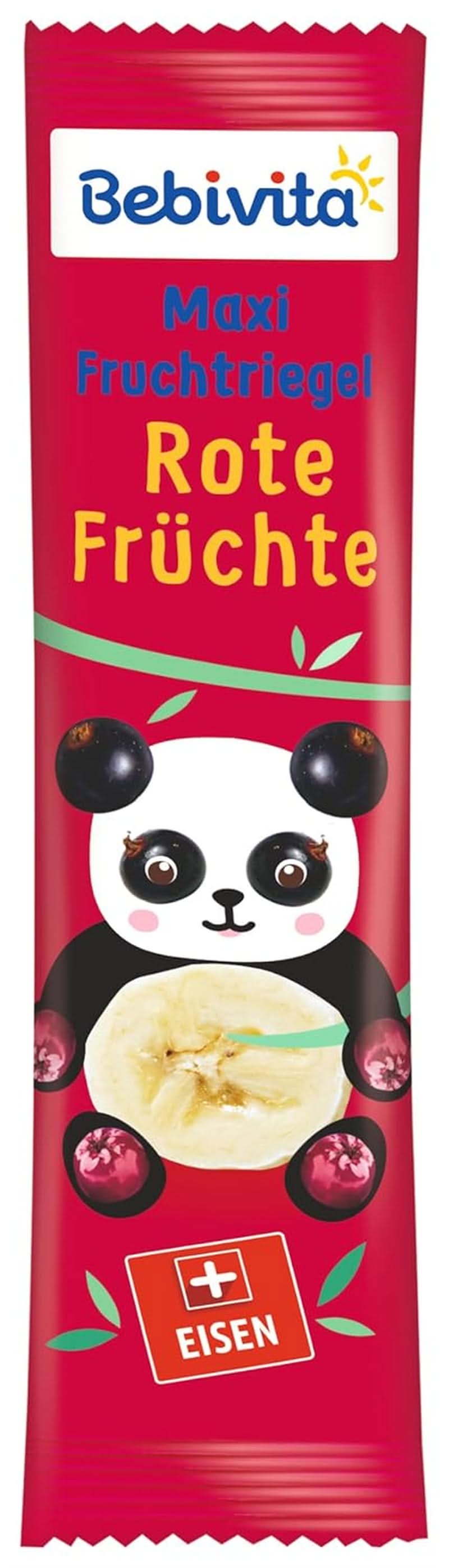 Fruchtriegel MAXI BITE ME! Rote Früchte, 16 x 35 Gramm Mutter und Kind Naty Shop 35 Gramm Rote Früchte