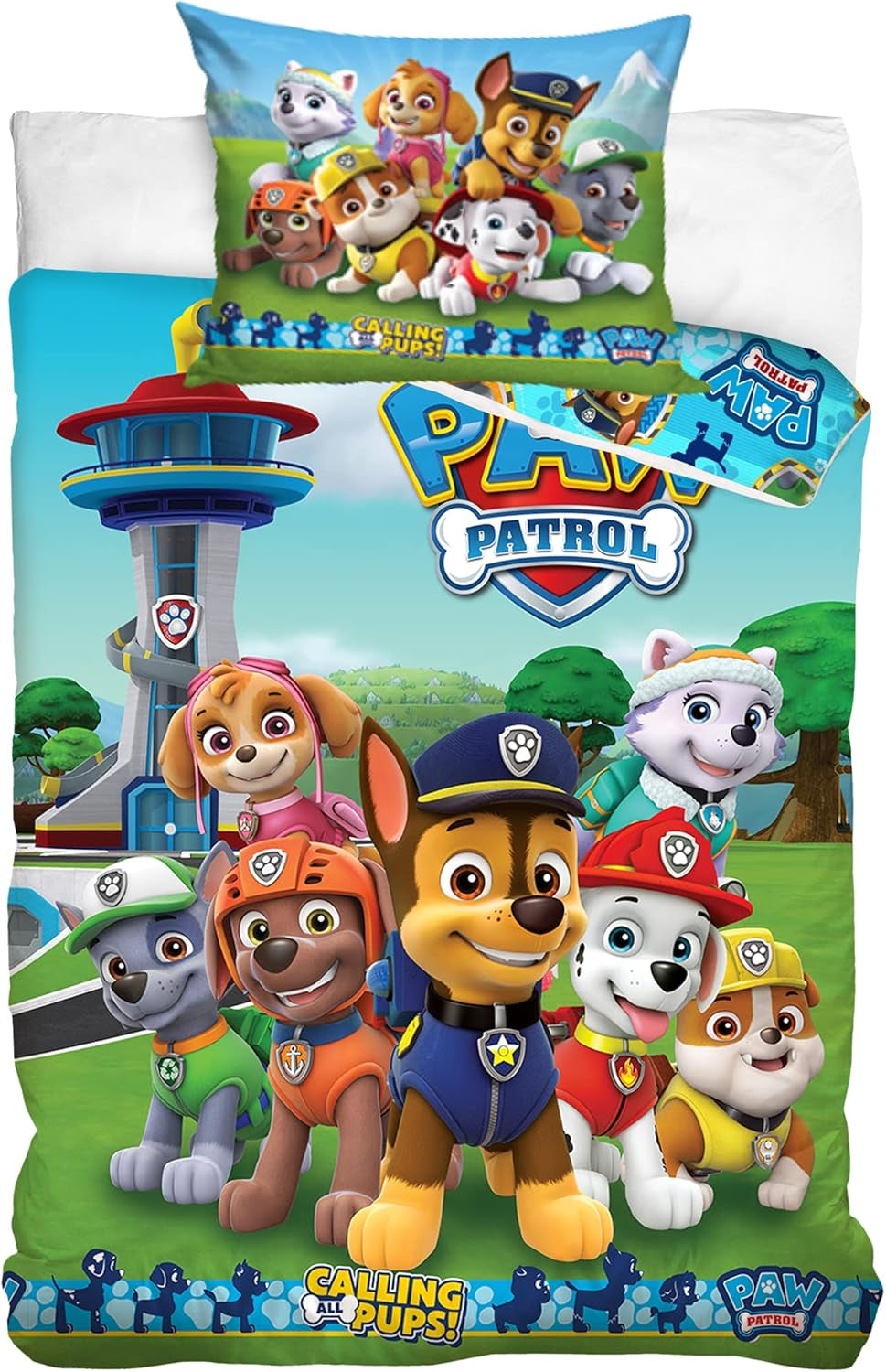 Bettwäsche Bettbezug 100X135 40X60 Baumwolle · Kompatibel Mit Paw Patrol Baby Kinderbettwäsche Für Mädchen Und Jungen · 2 Teilig · 1 Kissenbezug 40X60 + 1 Bettbezug 100X135 Cm Naty Shop Default Title