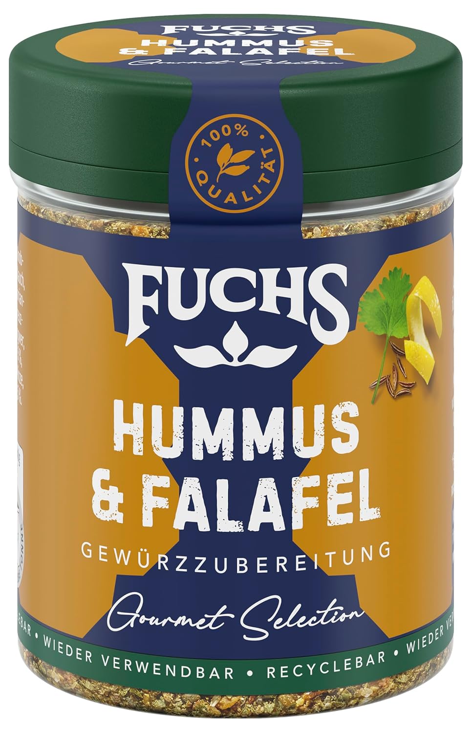 Fuchs Spices Gourmet Selection Naher Osten/Afrika – Couscous- und Bulgur-Gewürzmischung, nachfüllbare Gewürzmischung zum Würzen von Bulgur-Gerichten, vegan, 55 g