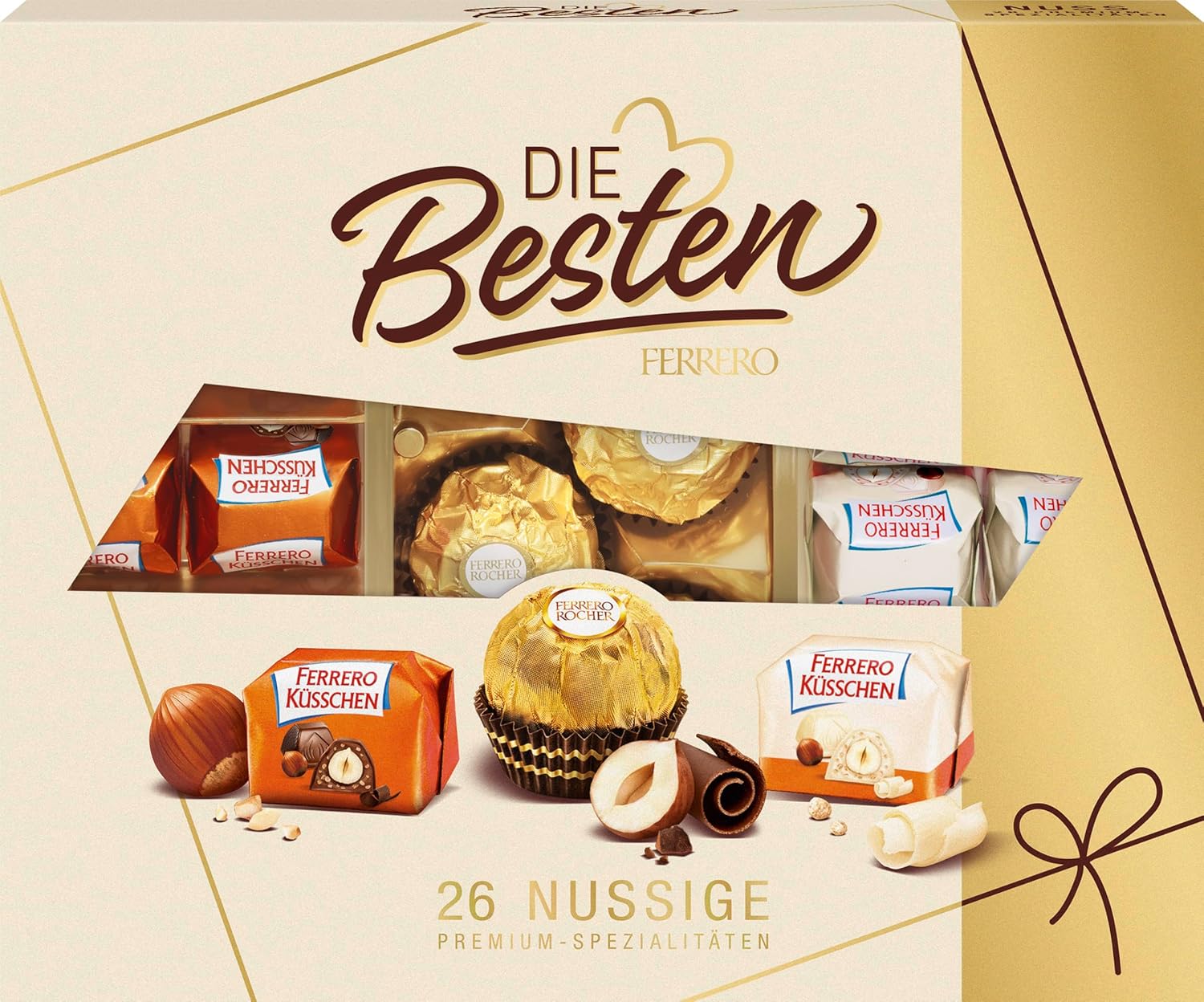 Ferrero The Best Nut Edition – Schokoladengeschenk für Sie und Ihn mit 3 Premium-Sorten